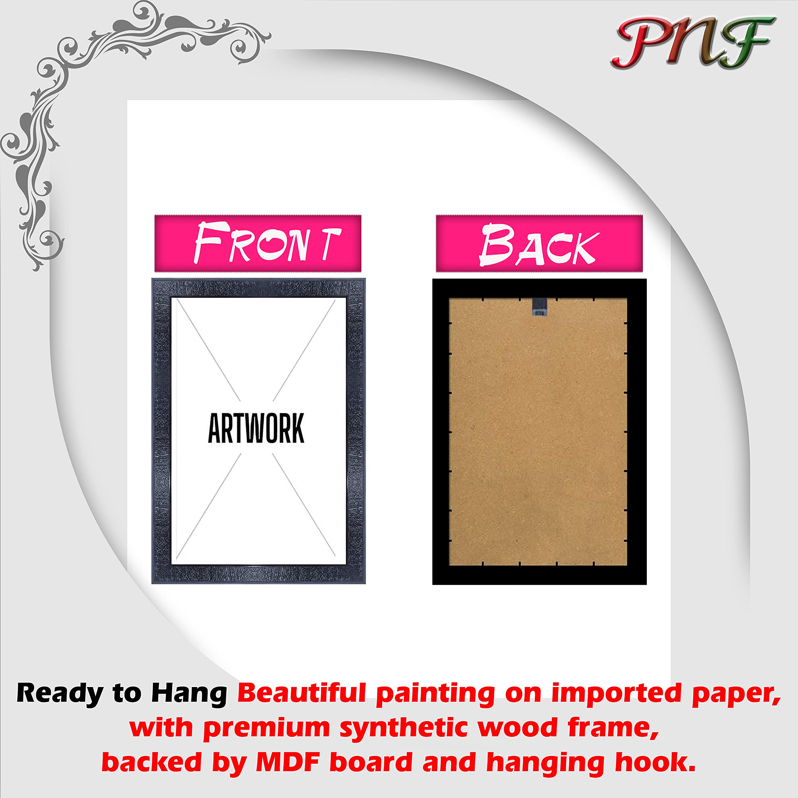 Pnf Poster And Frames Lord Jesus Wall Framed Painting | For Living, Pooja Room | Home Decoration Item | Best Gifting Option (10